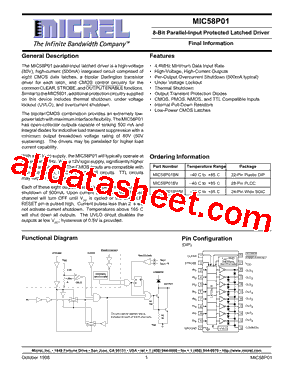 MIC58P01BN型号图片