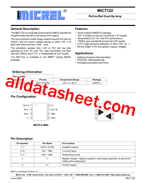 MIC7122YMM型号图片