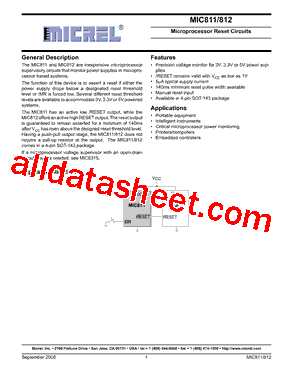 MIC811SU型号图片