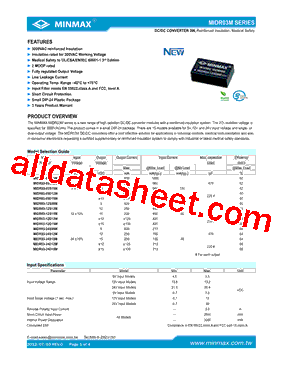 MIDR03-12S05M型号图片