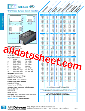 MIL1330-14K型号图片