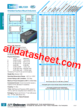 MIL1331-334K型号图片