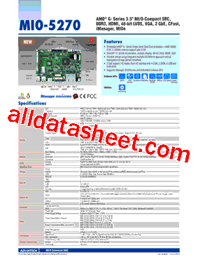 MIO-5270S-S0A1E型号图片