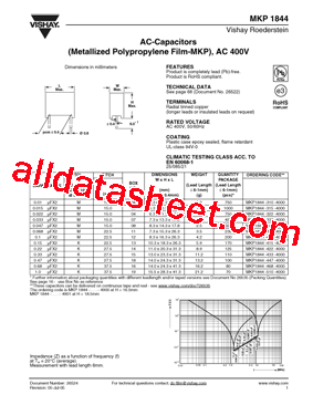 MKP1844-322-4000型号图片