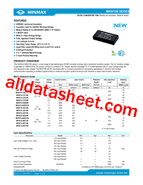 MKW10-12S05M型号图片