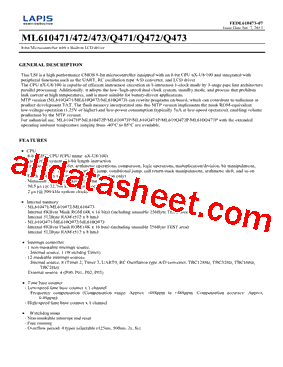 ML610472型号图片