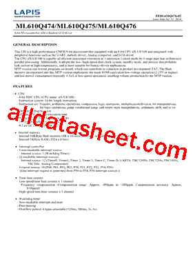 ML610Q474型号图片