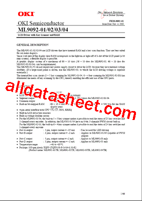 ML9092-01TBZ0AA型号图片