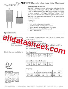 MLP601M200EA0A型号图片