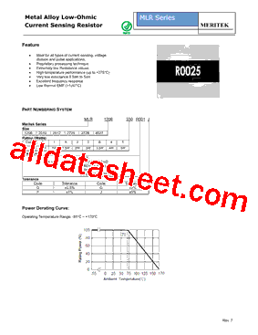 MLR2010AR100D型号图片