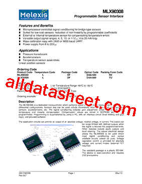 MLX90308LDF-DAA-000-TU型号图片