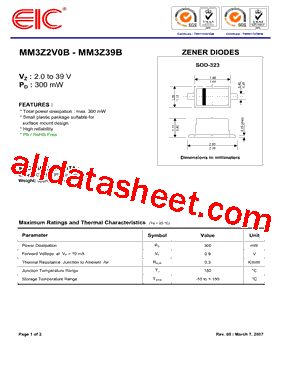 MM3Z20B型号图片