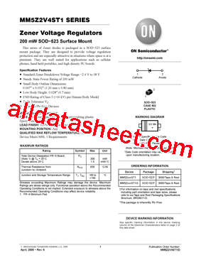 MM5Z9V1ST5G型号图片