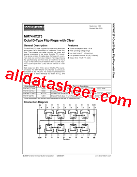 MM74HC273SJ型号图片