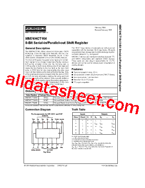 MM74HCT164SJ型号图片