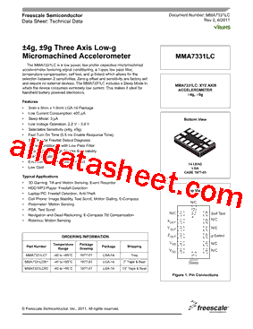 MMA7331LCR1型号图片