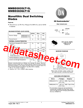 MMBD2835LT1G型号图片