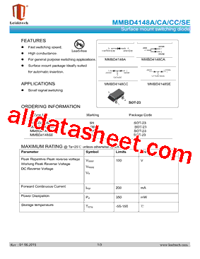 MMBD4148CC型号图片