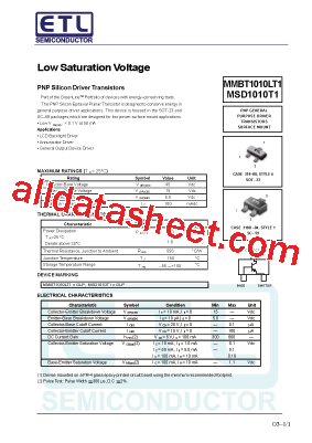 MMBT1010LT1型号图片
