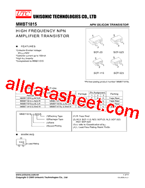 MMBT1815-Y-AN3-R型号图片