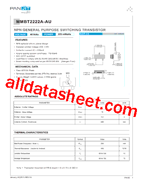 MMBT2222A-AU_B0_10001型号图片