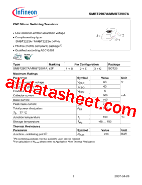 MMBT2907A型号图片