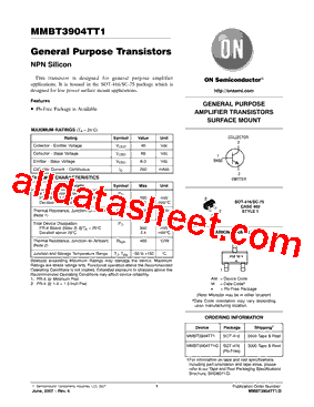 MMBT3904TT1G型号图片