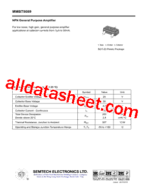 MMBT5089型号图片