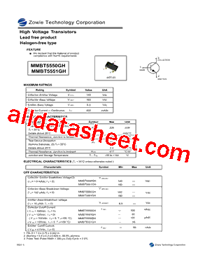 MMBT5550GH型号图片