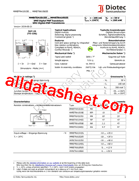 MMBTRA105SS型号图片