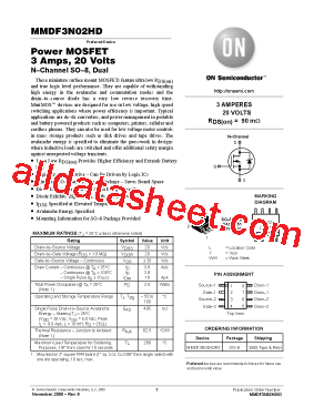 MMDF3N02HD型号图片