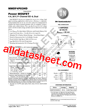 MMDF4P03HDR2型号图片