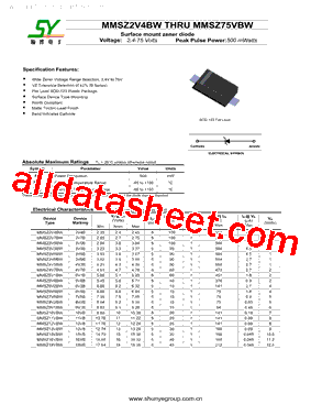 MMSZ12VBW型号图片