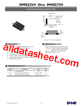 MMSZ16V型号图片