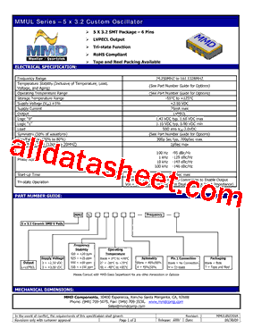 MMUL210027H型号图片