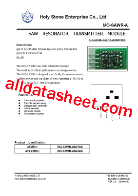 MO-SAWR-AS434M型号图片
