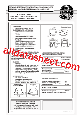 MOC8104X型号图片