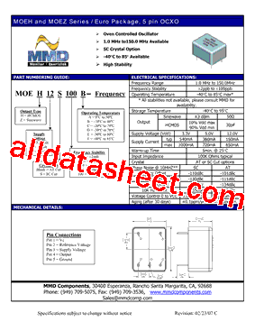 MOEH12S005B型号图片