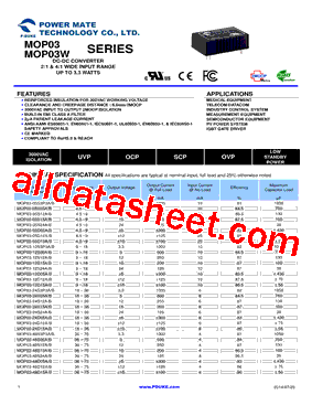 MOP03-05S24A型号图片