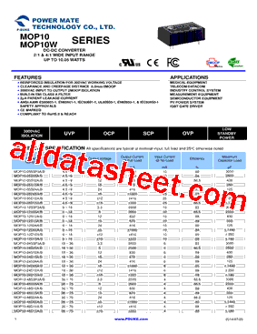 MOP10-05S3P3A型号图片