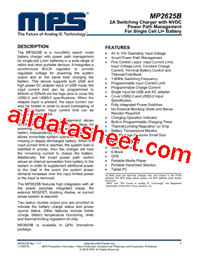 MP2625BGL型号图片