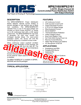 MP62161DS型号图片