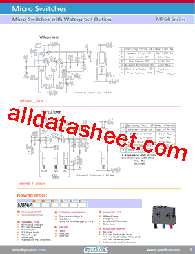 MP64B4AD1A型号图片