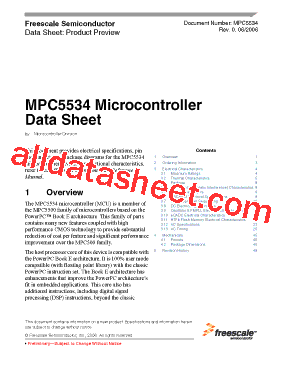 MPC5534AVZ80型号图片