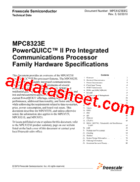 MPC8323EZQADDCA型号图片