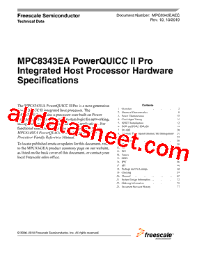 MPC8343EVRADDB型号图片