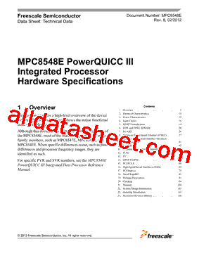 MPC8548EPXAVHA型号图片