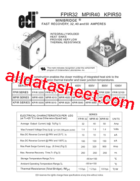 MPIR4060型号图片