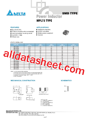 MPL73-R33型号图片