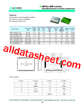 MPLL-BW型号图片